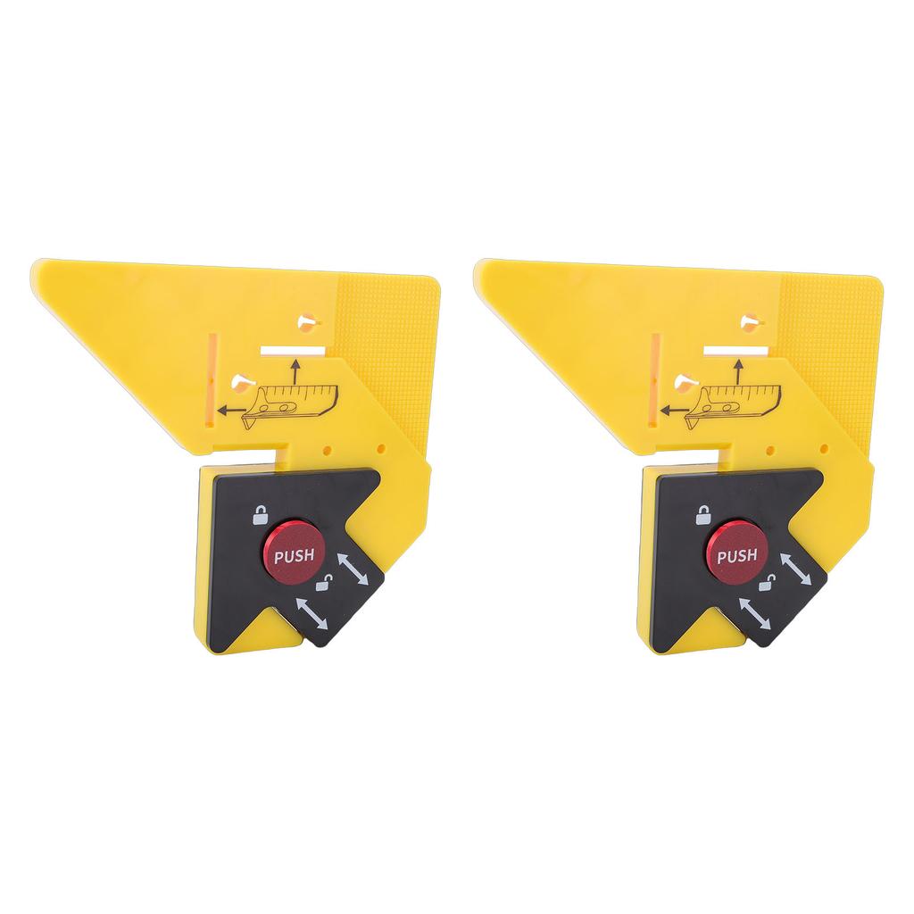 2pcs Trim Carpentry Aid Practical Portable Decorative Trim Bevel Cutting Guide Auxiliary Tool