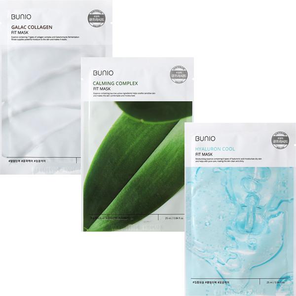 BU:NiO Adhesive Fit Mask 25ml x 5 sheets (3 types)
