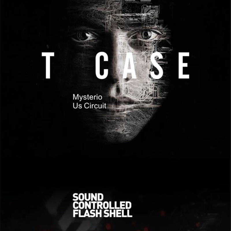 Luminous Phone Case Meteor Beach Luminous Glass LED Call Flash Phone Protective Case Suitable for IPhone