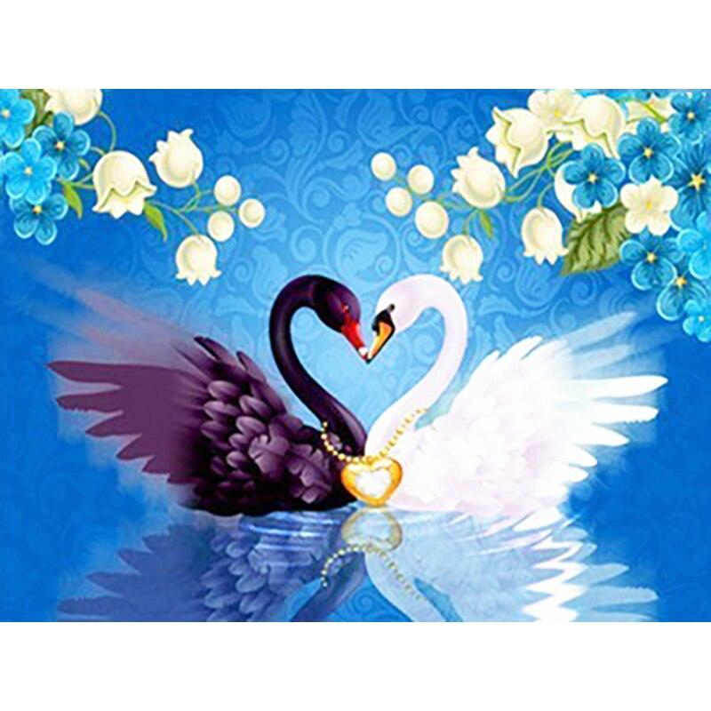 Новый 5D DIY алмазная живопись Лебедь Алмазная вышивка Лебединое озеро вышивка крестиком полная квадратная круглая дрель домашний декор ручной художественный подарок