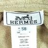 Отличная шляпа HERMES Хлопок Gene махровая шляпа-багет бежевый хлопок Женская 58 Б/у