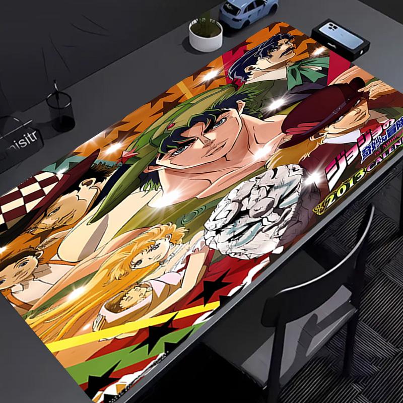 Коврик для мыши JoJo's Bizarre Adventure1 - Нескользящая резиновая основа, Гладкая поверхность для работы, игр, офиса и домашнего использования, Настольный коврик для мыши