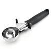 Stainless Steel Ice Cream Scooper Multifunctional Pressable Fruit Spoon Dual-Purpose Ice Cream Ball Spoon Kitchen Supplies