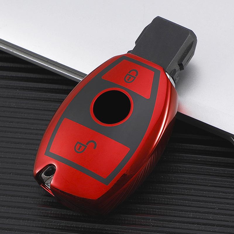 Чехол для ключа Mercedes-Benz для C260L, E300L, C200L/GLC300/GLA200, E-Class, C-Class - специальная пряжка