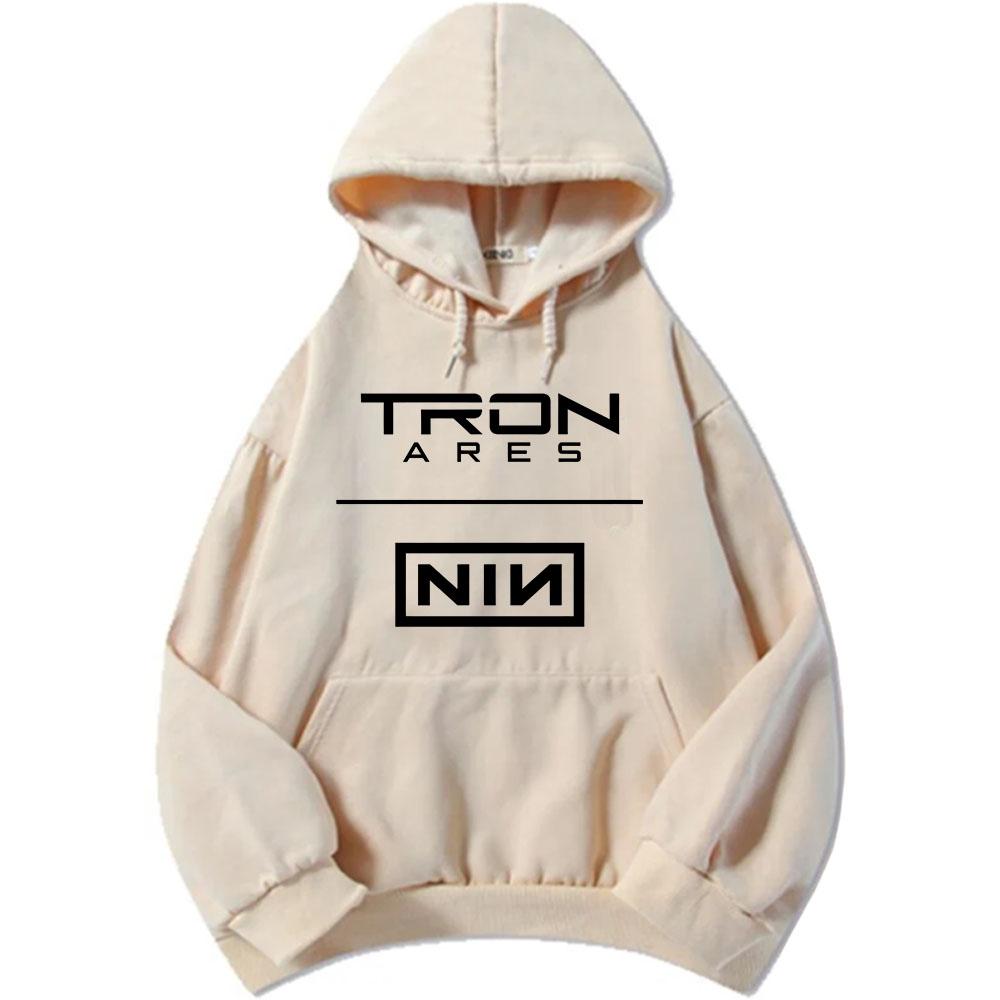 Nine Inch Nails Tron Ares Hoodies Fashion Band Album Graphic Print Sweatshirts Hooded Long Sleeve Male Sudaderas Winter Men Tops