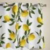 Лимоны и цветы оконные шторы для гостиной спальни роскошные современные кухонные шторы тканевые шторы