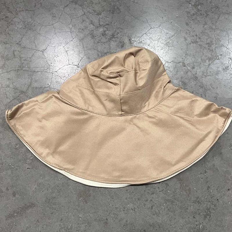 Wide Brim Sun Hat Women Anti-Uv Protection Hiking Fisherman Cap Fold Summer Solid Beach Hat Double Sided Sun Hat