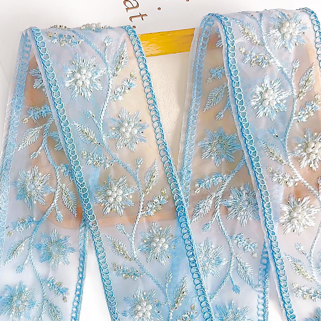 Древний ханьфу этническая одежда украшение ручная работа вышивка бисером вышивка юбка шторы пояс аксессуары кружевные аксессуары