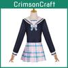 Косплей-костюм Сакуры Макино из ткани школьной формы для сценических выступлений