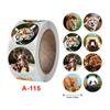 500pcs/roll Cute Cartoon Reward Sticker Teacher Encouragement Student Round Labels Animals Stationery Sticker Toys