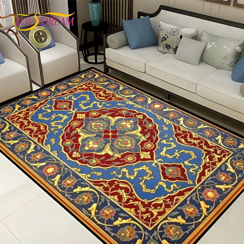 Винтажный персидский ковер для гостиной, спальни, богемный, турецкий, марокканский, этнические ковры, противоскользящий, мандала, геометрический, придверный коврик, коврик-постер