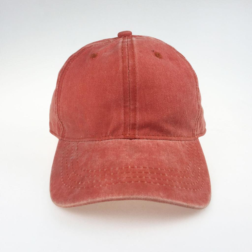 Washed Hat Made Old Baseball Cap Retro Cap Men'S Soft Top Light Plate Solid Color Women'S Outdoor Cowboy Hat