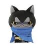 BANPRESTO Yo-kai Watch the Movie Super DX Plush Toy - Spotted Nyan & Dark Nyan - [Dark Nyan Only]