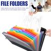 Expanding File Organiser Pocket Box Office Folder Office A4 Document Paper Storage