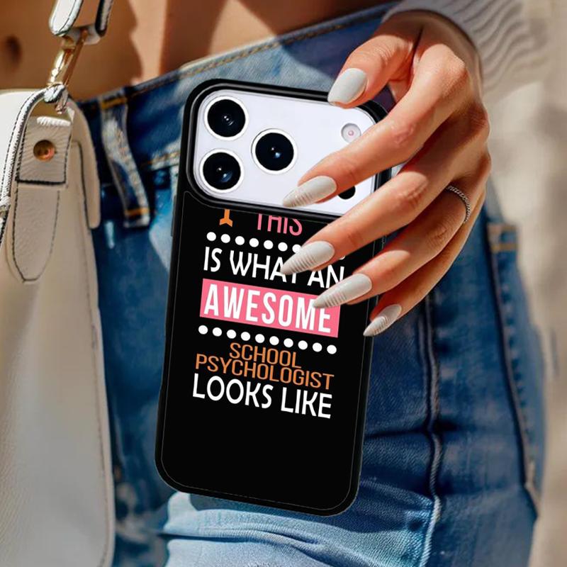 I Love Psychology PSYCHOLOGY Phone Case For iPhone 17 Air 14 15 13 12 Max Cover For Apple 14 15 16 16e 11 Pro Max Plus