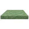 2 Piece Lounge Chair Cushions with Leaf Pattern Oxford Fabric