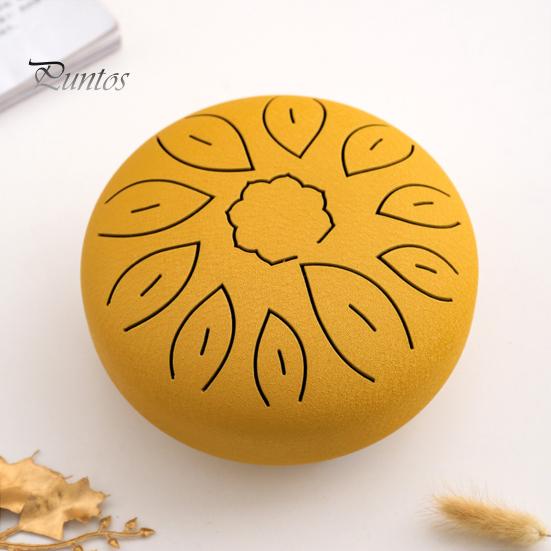 Compact Music Drum 6-Inch Steel Tongue with Mallets Note Stickers 11 Notes C Key Yoga Meditation Sound Therapy Hand Pan Musical Percussion Instrument