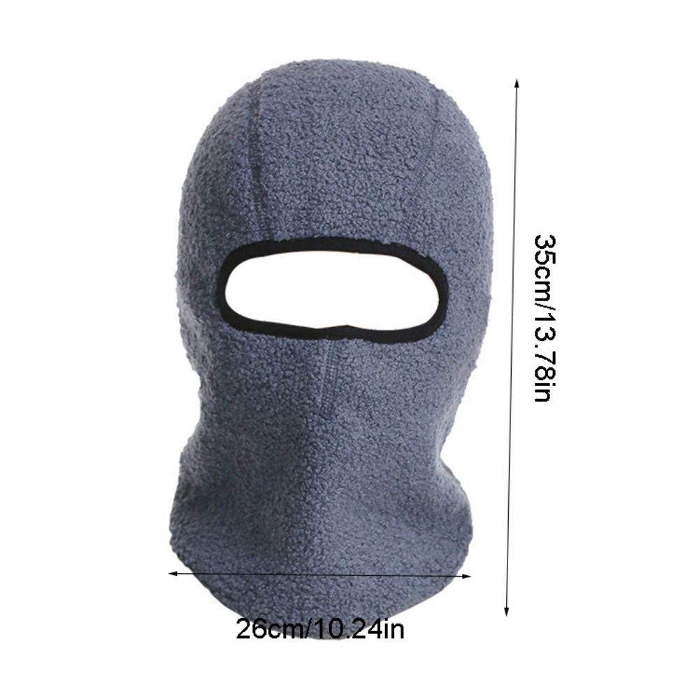 Neck Protection Face Mask Thickened Beanies Breathable Balaclava Cap  Ladies