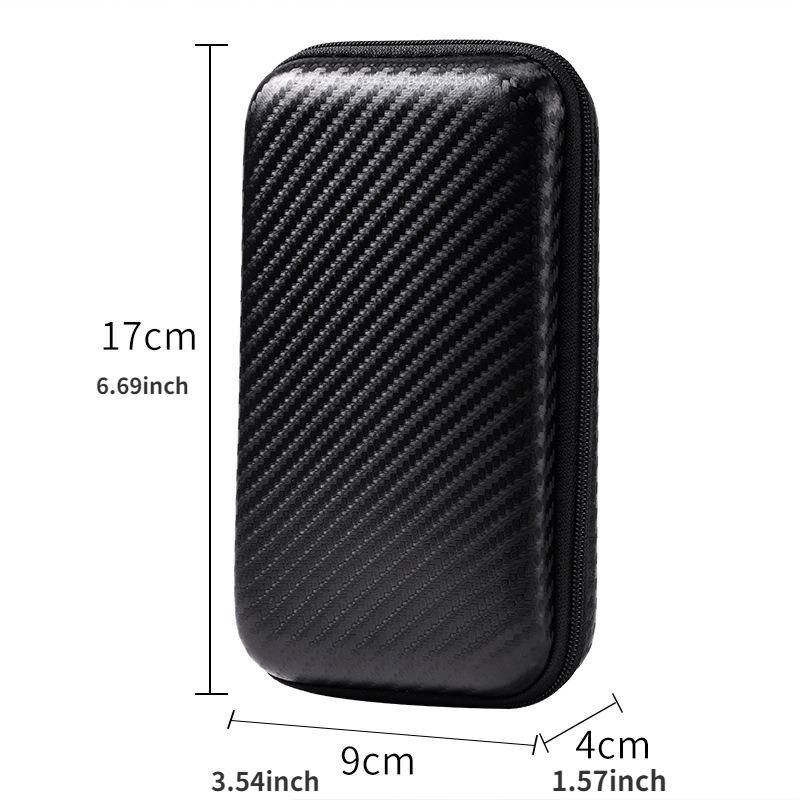 Compact Storage Pouch for Data Cables, Mobile Chargers, and Portable Hard Drives, Featuring A Foldable Design for USB Flash Drives.