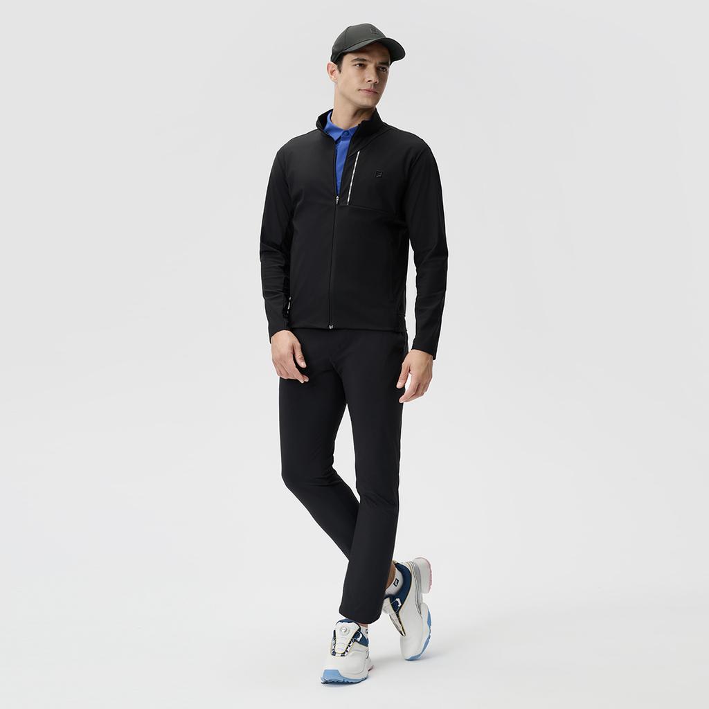 FILA Jackets Men's Pitch Black Stand Collar Moderate Other A11M435501FBK