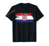 Больше Дизайна Флаг Хорватии Hrvatska Футболка Хорватия Футболка Карта Для Мужчин Женщин Футболка Топы Хлопковые Футболки