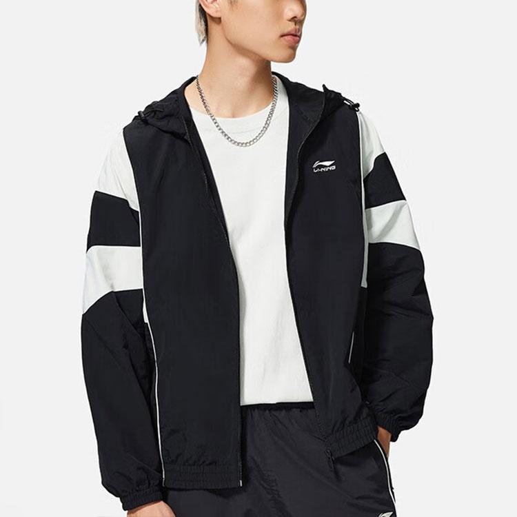 Li-Ning Li Ning Спортивный стиль Жизни Спортивная Модная Коллекция Куртка Мужская Черная Унисекс AFDT531-2