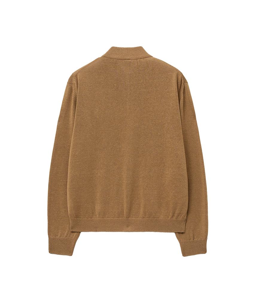 IOLO Linen A-One Knit Jacket_Sandstone