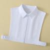 M - XXL Fake Collar Women Detachable Collars Lapel Shirt White False Collar Half Shirt Female Women Accessories Neck Decor