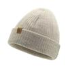 [OMKUY] вязаная шапка мужская толстая шапка бини весна осень зима ребристая шапка для холодной погоды вязаная шапка женская двойная структура шапка шапка уход медицинская шапка