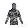 Mens Quick-Dry Hooded Long Sleeve Fishing Shirt UV Protection Outdoor Sportswear Summer Cycling Water Activities