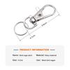 10pcs Bird Cage Lock Pet Hook Clip Door Snap Metal Hooks Lanyard Anti Escape Clips Trigger Key Accessory Clasps Parrot