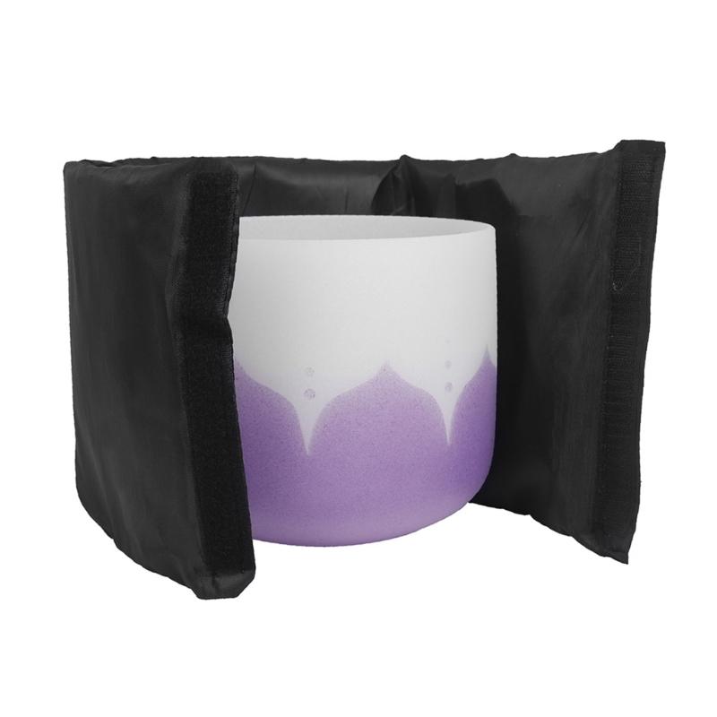 Portable Thicken Singing Bowl Carry Bag with Handle Carrying Cases Padded Travelling Bag Yoga Singing Bowl Carriers Bag