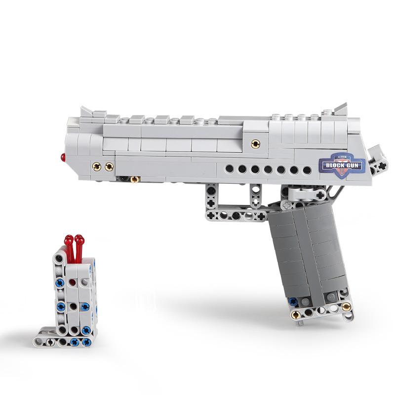 Cada Пистолет Desert Eagle MK23, пистолет-пулемет Узи, военные строительные блоки Ww2 для технической городской полиции, наборы моделей спецназа