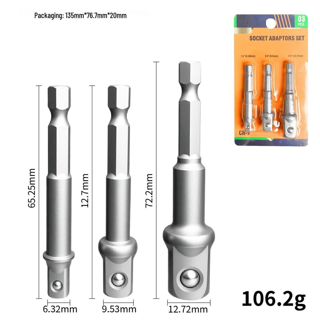 Compact Dual-Function Self-Locking Screwdriver Bit Extension Rod