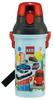 Skater Plastic Water Made In Tomica PSB5SANAG Children's Bottle, 480ml, One-Push Opening, Antibacterial, Child-Friendly, Lightweight, Japan, 25,