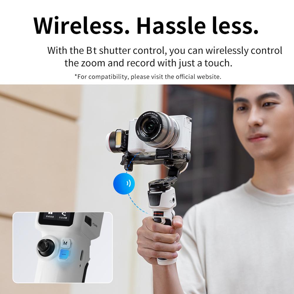 ZHIYUN CRANE M3S COMBO Камера Ручной 3-осевой Стабилизатор Подвеса Встроенный Светодиодный Заполняющий Свет Быстрая Зарядка PD Аккумулятор Мини