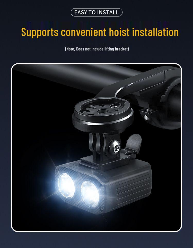 Перезаряжаемая мини-фара для велосипеда с высоким световым потоком для ночной езды