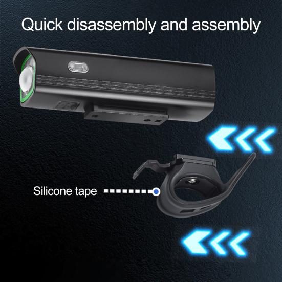 Датчик велосипеда Режимы фары Регулируемый Легкий Водонепроницаемый Перезаряжаемый MTB шоссейный горный велосипед Ночная езда Светодиодный передний фонарь