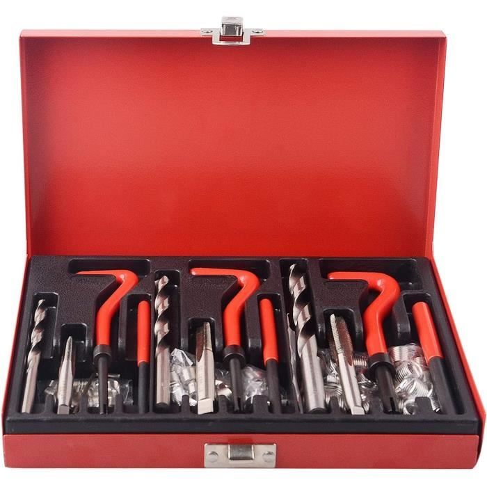 Kit De Réparation De Filetage 88 Pièces Helicoil M6 M8 M10 Tarauds Et Forets - DAYUAN