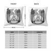 Forest Cabin Camp Square Pillowcase Polyester Linen Velvet Printed Zip Decor Throw Pillow Case Sofa Cushion Cover 18"