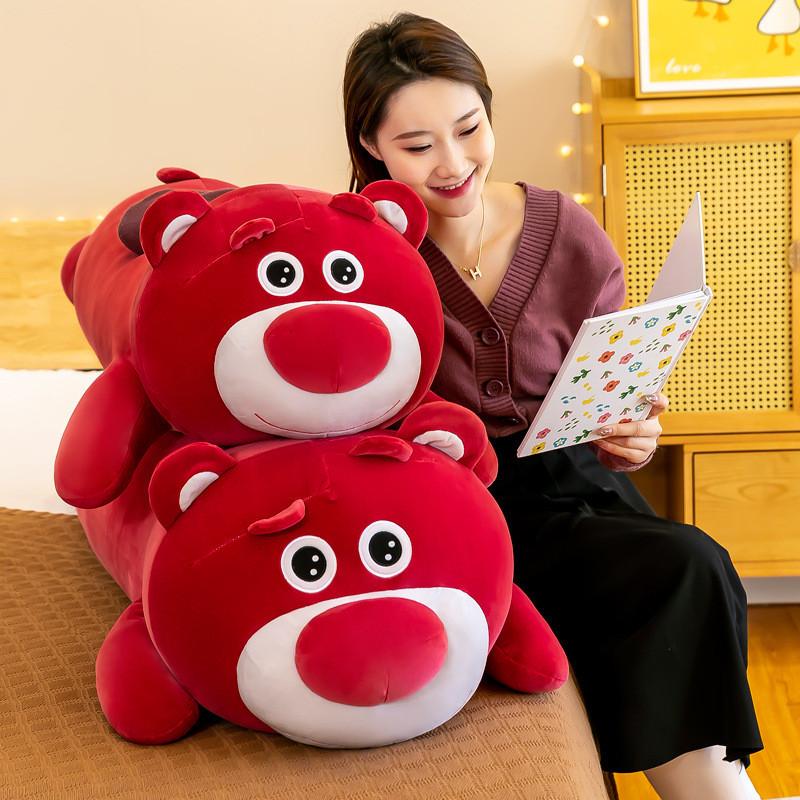 Plush Red Lotso Toy Soft Filled Doll Room Decorations Children Holiday Gift