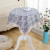 Обеденный стол круглая скатерть с принтом протираемая скатерть 105*105 см
