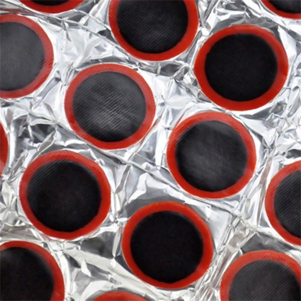 48 шт. Резиновые заплатки для ремонта велосипедных шин - Бесклеевой набор заплаток для камер для быстрого ремонта камер