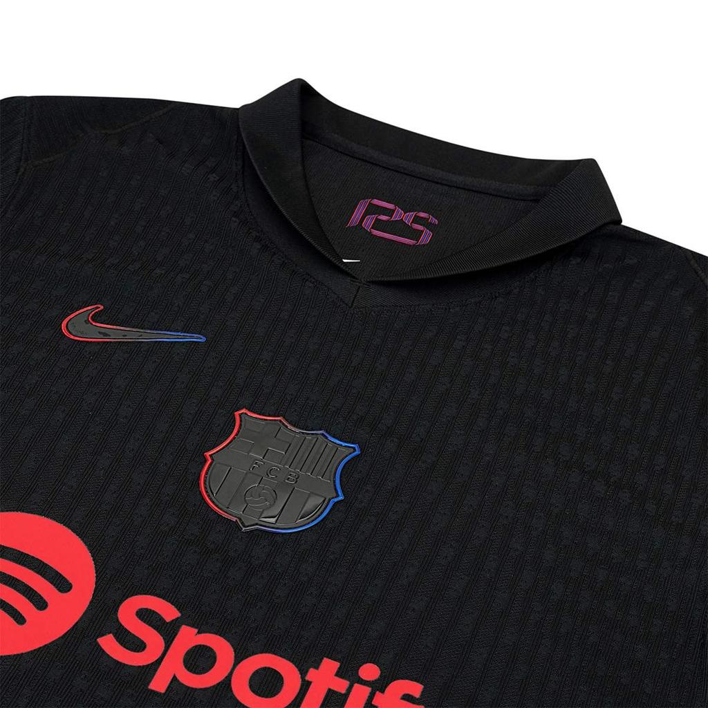 Nike Футболка UCL Away FC Barcelona Player Edition 2024/25 черная мужская уличная FN8771-011
