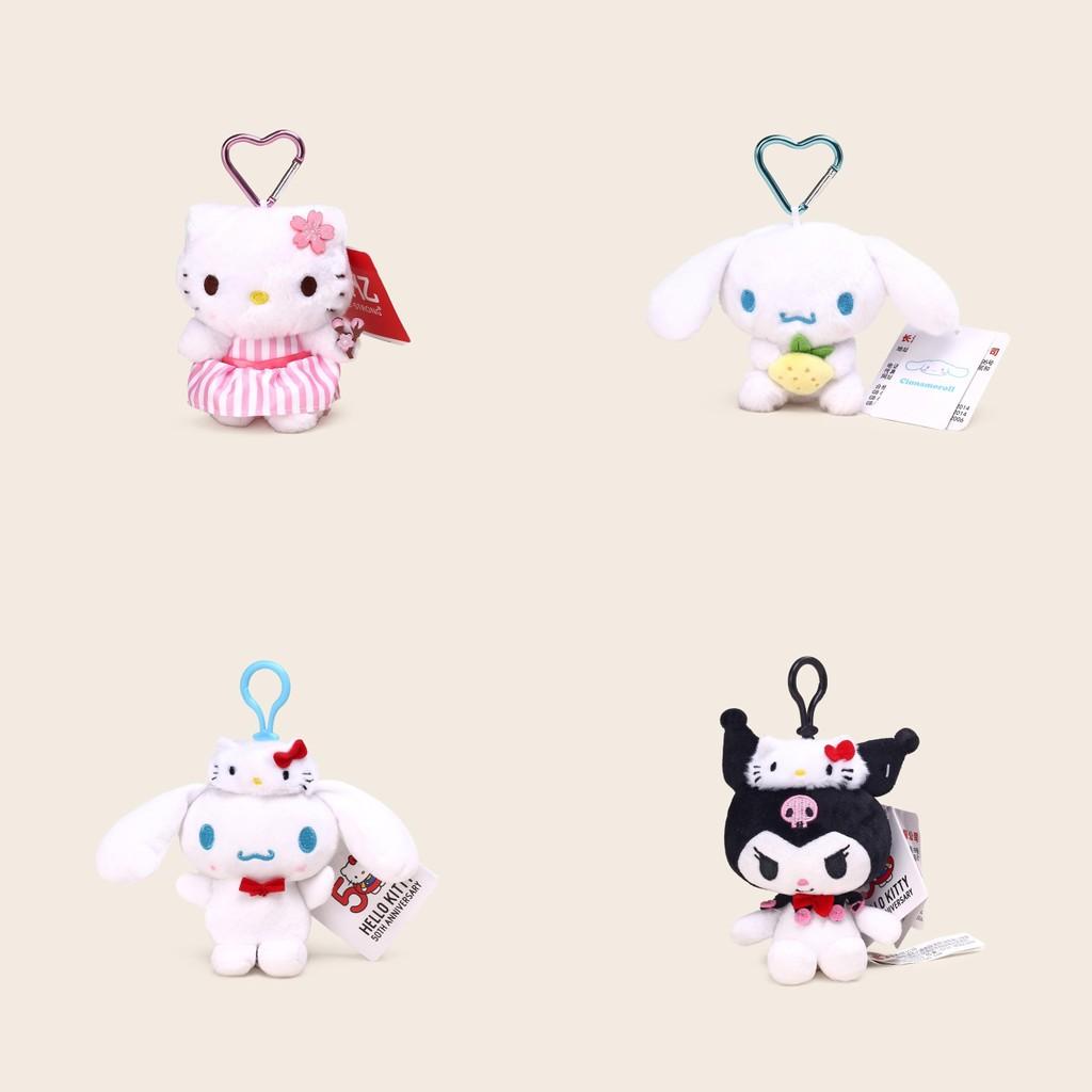 Плюшевый брелок Sanrio с Китти в форме сердца и цветами сакуры Для подарка Коллекционерам