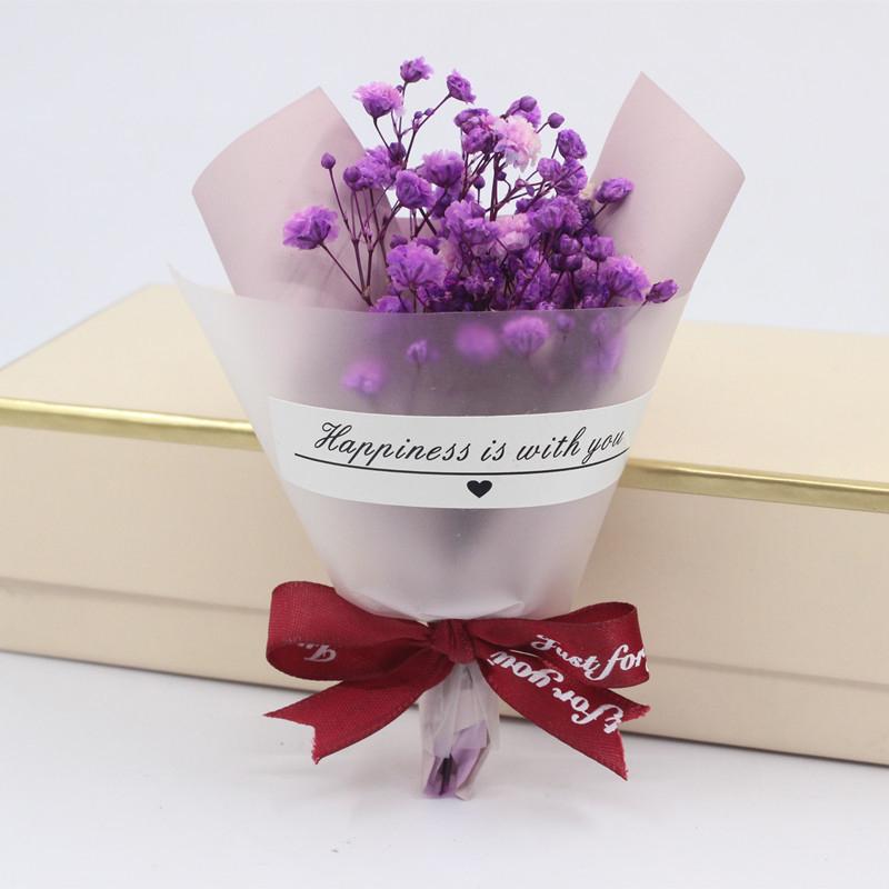 Букет из мини натуральных сухоцветов Baby's Breath Fresh Preserved Bouquet Decor