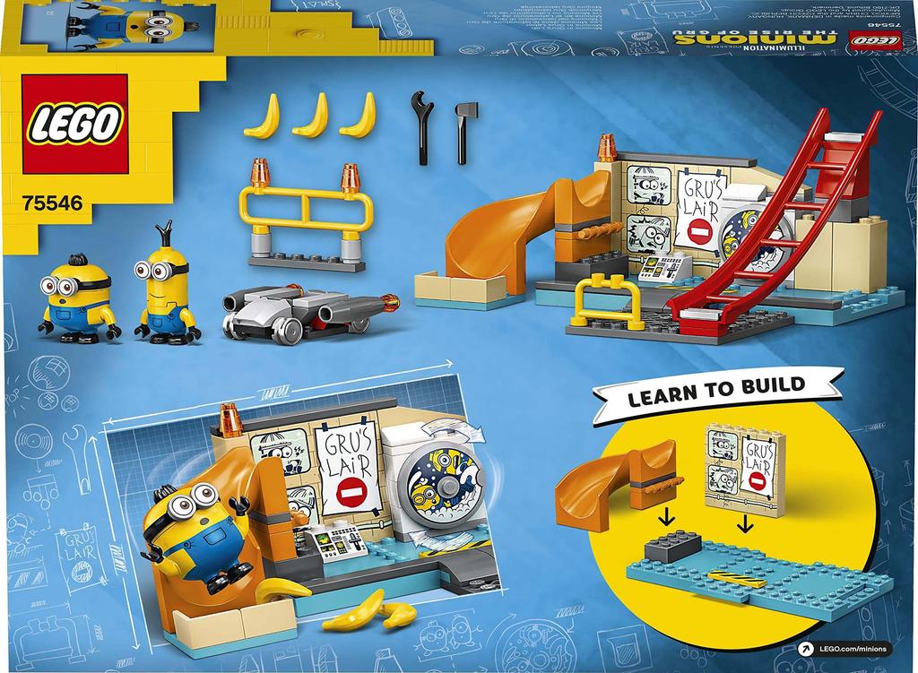 LEGO Minions Миньоны работают в лаборатории Грю 75546 Игрушечные блоки Подарок для мальчиков и девочек от 4 лет