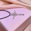 Cross Necklace for Women with Niche Design  Personalized Collarbone Chain Simple Temperament Pendant Ornaments