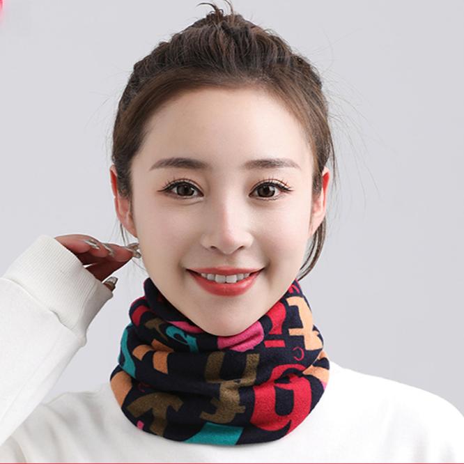 Винтажный снуд с узором снежинок, набор в стиле бохо, мягкий, теплый, эластичный, шапки, зимний, для улицы, ветрозащитный, холодозащитный, защита шеи