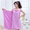 Wearable Super Absorbent Microfiber Bath Spa Towel Beach Body Wrap Washcloth